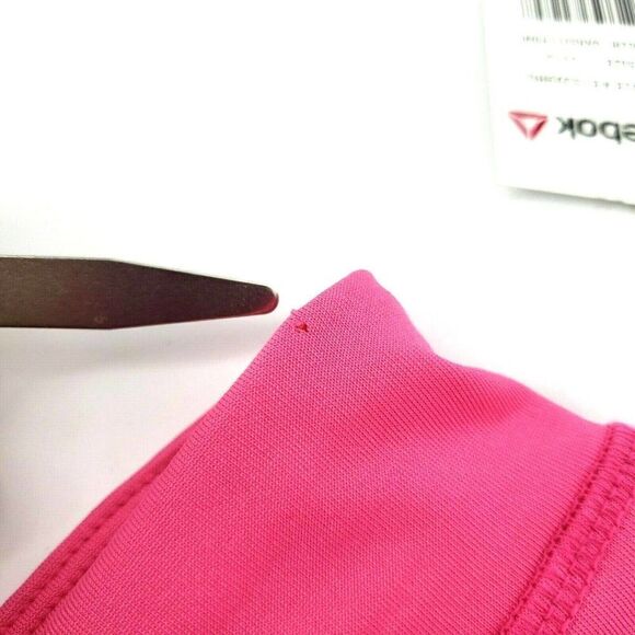 NEW Reebok Girls Pink Sweatpants Size 12 Large Work Out Black Spell Out Gym - Picture 8 of 10